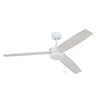 Prominence Home Journal, 52 in. Indoor/Outdoor Ceiling Fan with No Light, White 51467-40